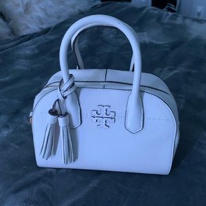 White Tory Burch purse
